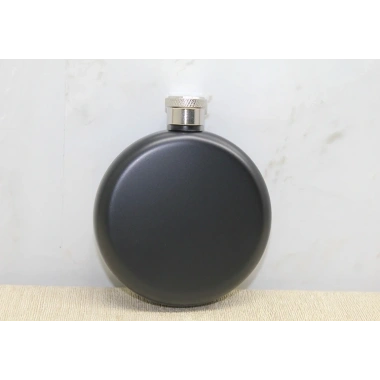 Yuvarlak Tekli Matara Siyah