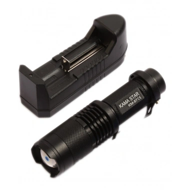 Zoomlu Şarjlı El Feneri KM-87 (5468)