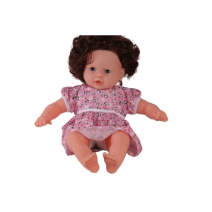 0073 60 CM DOLGU GÖVDELİ SAÇLI BÜYÜK BEBEK