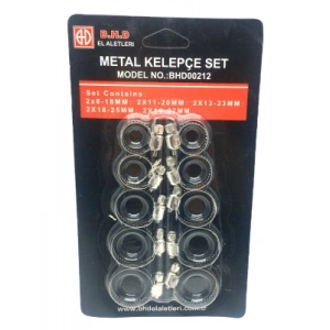 10 PARÇA  METAL HORTUM KELEPÇESİ SET (5468)