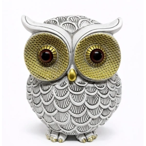 10x7 cm Polyester Baykuş Figürü