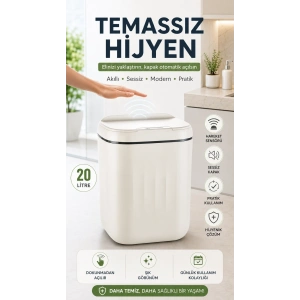 20 Litre büyük Çöp Kovası Sensörlü Hareket Algılayan