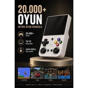 20.000 Oyunlu Retro El Konsolu Taşınabilir Oyun Cihazı