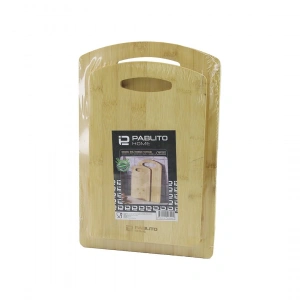 2PCS SET  AHŞAP BAMBU KESİM PANOSU - KESME TAHTASI  18X28X1CM--22X32X1CM (5468)