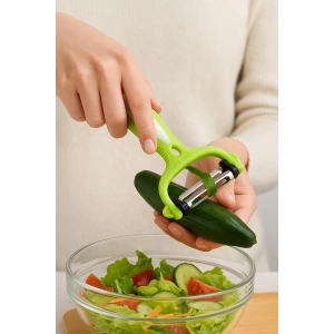 3 Başlıklı Plastik Soyacak Yeşil