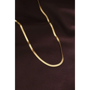 316L Çelik Altın Renk 60 cm İtalyan Zincir Kolye