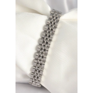 316L Çelik Gümüş Renk Zincir Model Erkek Bileklik