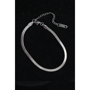 316L Çelik İtalyan Model Gümüş Renk Erkek Bileklik