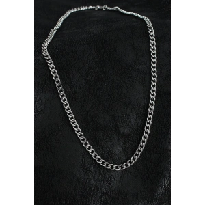 316L Çelik Klasik Zincir Model Gümüş Renk Erkek Kolye