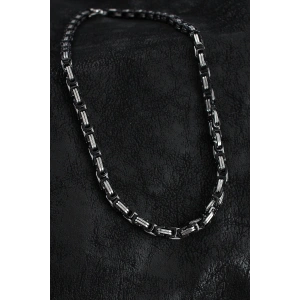 316L Çelik Kral Zincir Model Gümüş Renk Erkek Kolye