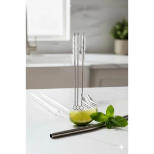 3’lü Paslanmaz Çelik Pipet Temizleme Fırçası Seti