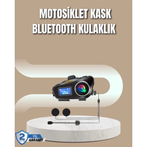 500 Metre İnterkom Mesafeli Kask Kulaklığı Gürültü Engelleyici