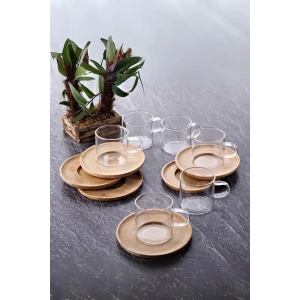 6 Lı Cam Çay Fincanı Seti 200 ml