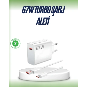 67 Watt Çift Turbo Şarj Adaptörü Oppo Reno 4 5 6 Uyumlu