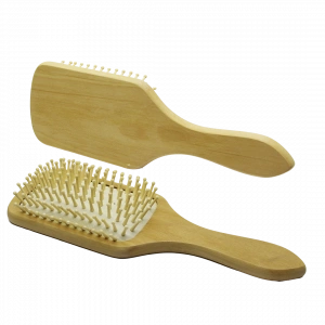 AHŞAP BAMBU GENİŞ BAYAN SAÇ FIRÇASI - TARAK (5468)