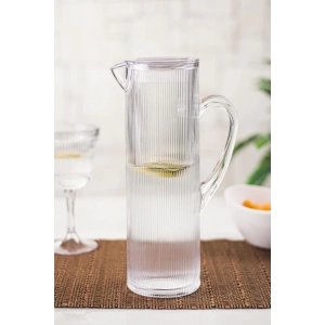 Akilik Barok 1,5 Lt Şeffaf Sürahi (Buzdolabı Kapak Rafına Sığar)