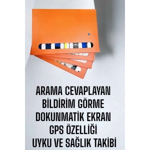 Akıllı Saat 7 Kordonlu Bildirim Görebilen Metal Kordon GPS Özelliği