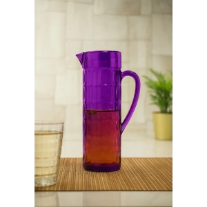 Akrilik Allegra 1,5 Lt Mor Sürahi (Buzdolabı Kapak Rafına Sığar)