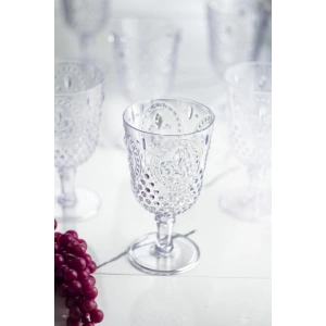 Akrilik Şeffaf Tekli Kadeh & Su Meşrubat Kahve Yanı Bardağı 450 ml ( Cam Değildir )