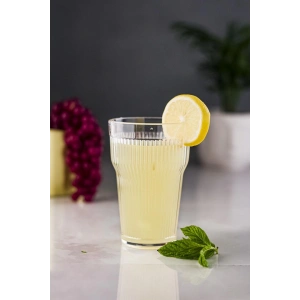 Akrilik Şeffaf Tekli Uzun Bardak & Su Meşrubat Bardağı 400 ml ( Cam Değildir )