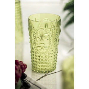Akrilik Yeşil Tekli Uzun Bardak & Su Meşrubat Bardağı 750 ml ( Büyük Boy & Cam Değildir )