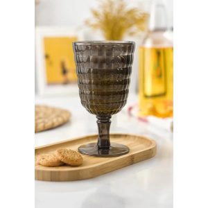 Allegra Füme 6’lı Kadeh Bardak Seti 750 ml Akrilik Malzeme - Cam Değildir Kırılmaya Dayanıklı