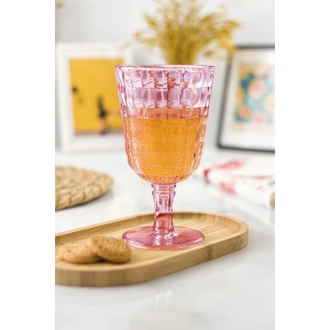 Allegra Mürdüm 6’lı Kadeh Bardak Seti 750 ml Akrilik Malzeme - Cam Değildir Kırılmaya Dayanıklı