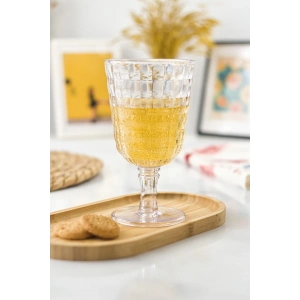 Allegra Şeffaf 6’lı Kadeh Bardak Seti 750 ml Akrilik Malzeme - Cam Değildir Kırılmaya Dayanıklı