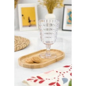 Allegra  Şeffaf Kadeh Bardak - 450 ml Tekli Akrilik Malzeme - Cam Değildir Kırılmaya Dayanıklı