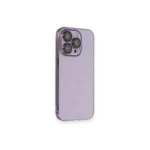 Apple iPhone 13 Pro Kılıf Armada Lensli Kapak - Lila