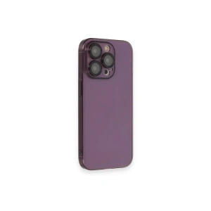Apple iPhone 13 Pro Max Kılıf Armada Lensli Kapak - Derin Mor