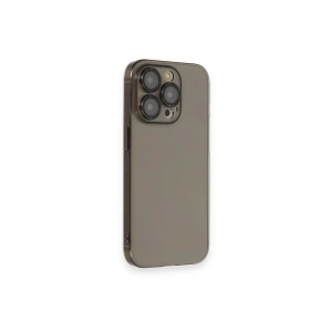 Apple iPhone 13 Pro Max Kılıf Armada Lensli Kapak - Siyah
