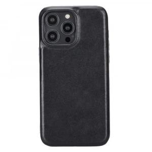 Apple iPhone 14 Pro Max Uyumlu Deri Arka Kapak ROCK RST1