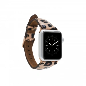 Apple Watch Uyumlu Deri Kordon 42-44-45mm Slim LE02N