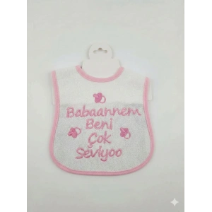 Babannem Beni Çok Seviyoo Yazılı Bebek Önlük