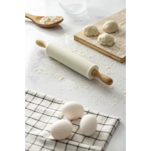 Bambu Saplı Silikon Gövdeli Siyah Merdane-Orta Boy(39 cm x 5 cm)