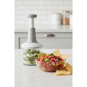 Basmali El Rondosu Sebze Meyve Doğrayıcı 1 Lt 2 Parça