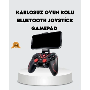 Bluetooth Gamepad Kablosuz Oyun Kumandası Tek Cihaz Destekli