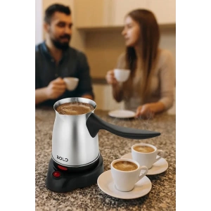 Bold Elektrikli Türk Kahve Pişirme Makinesi Inox Paslanmaz Çelik Cezve (5468)