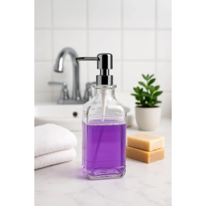 Cam Kare Sıvı Sabunluk 750 ml