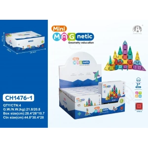 CH1476-1 3.75CM  Mini Magnetic Blok Metal Kutu  45 PCS