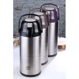 CKR-2009 4.5LT  ÇELİK TERMOS POMPALI - MUSLUKLU (5468)