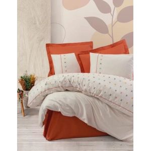 Cotton Box Brode Ranforce Çift Kişilik Nevresim Takımı Joli Kiremit