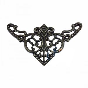 Dekoratif Köşe Süsü, Köşelik - Büyük, 31x55mm, Antik, 1 Adet