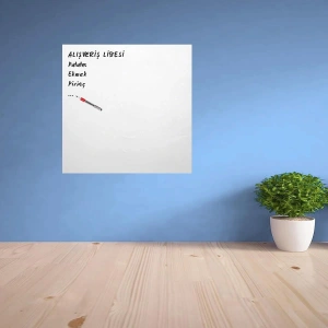 Ders Çalışma Yazı Tahtası Manyetik Mıknatıslı Duvar Stickerı (5468)