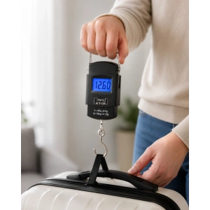 Dijital El Kantarı 50 Kg Hassas LCD Ekranlı Bagaj Tartısı