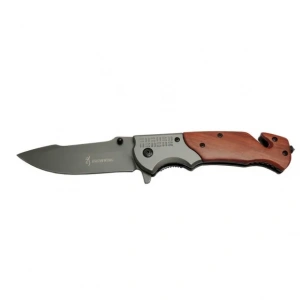Eco Lounge Browning DA308 Kurtarma Çakısı Gül 23 cm Manuel, Kemerlikli