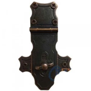 Eco Lounge Dekoratif Anahtarlı Sandık Askısı - 40x65mm, Oksit, 100 Adet