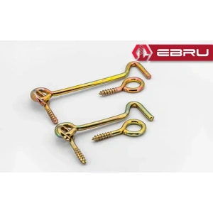 Eco Lounge Ebru Maymuncuk, Kapı Pencere Halkalı Çengel, Kanca Kilit 160 - 5 Adet