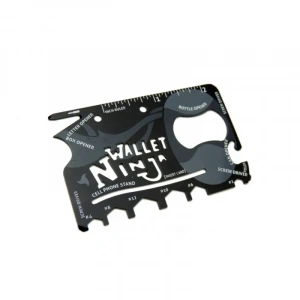 Eco Lounge Ninja Wallet Survival Acil Durum Kiti / Kartı - 18 in 1
